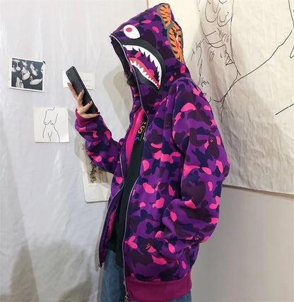 Shark Camouflage Hoodies