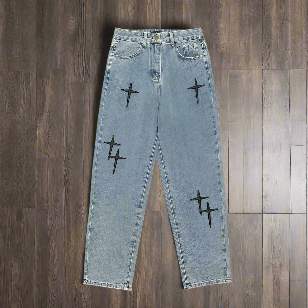 Cross Graphic Jeans