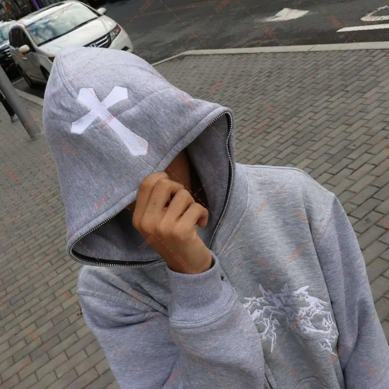 Cross Hooded Sweater