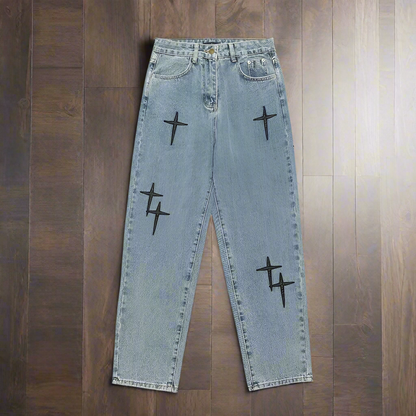 Cross Graphic Jeans