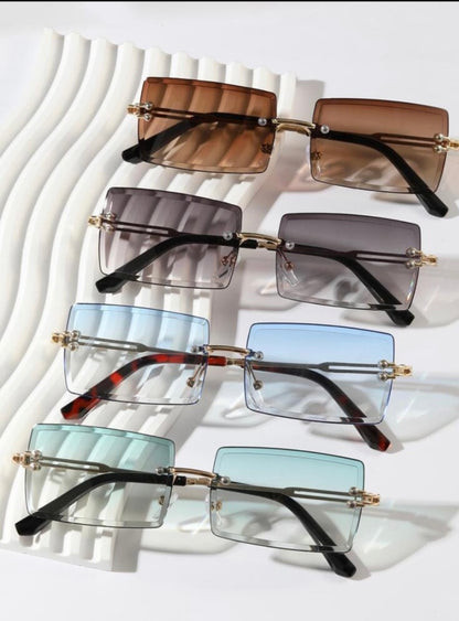 4pairs Men square frame sunglasses