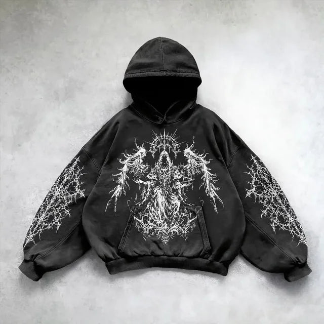 Gothic Washed Hoodie