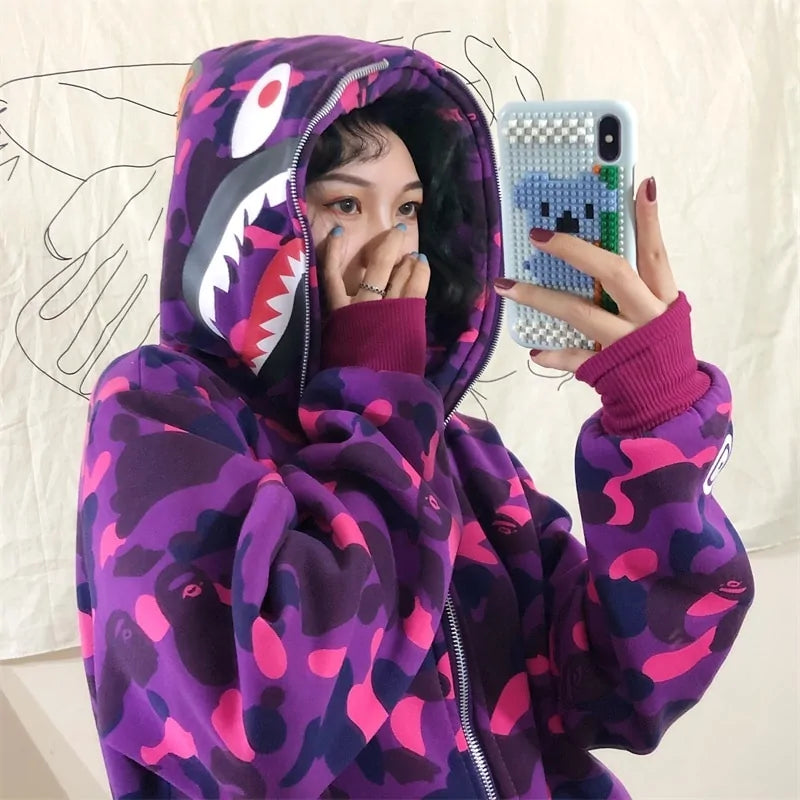 Shark Camouflage Hoodies